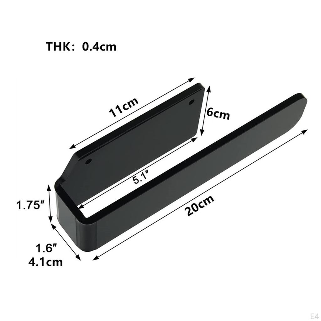 Bathroom Towel Mounted Acrylic Shelf for Kitchen Hotel