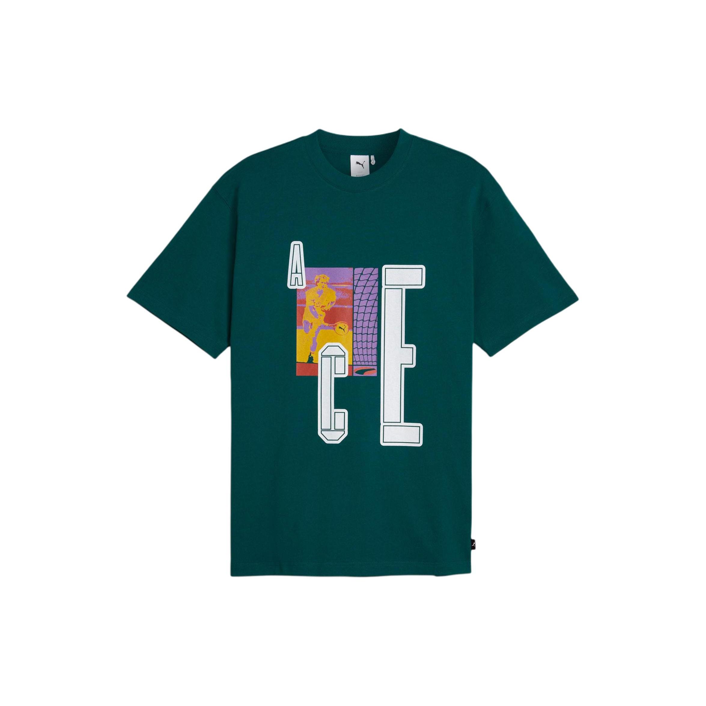 

New PUMA T Shirts Men s Green 624049-43 S