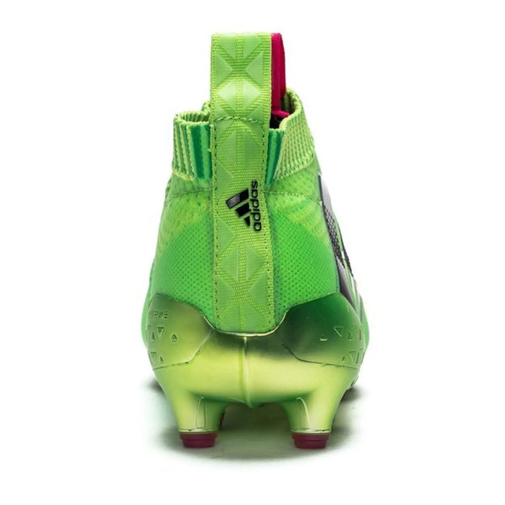 Adidas Ace 16+ Plus Purecontrol FG AG Comfortable Versatile Non-Slip Durable Soccer Shoes Unisex Soccer Shoes Green AQ4999
