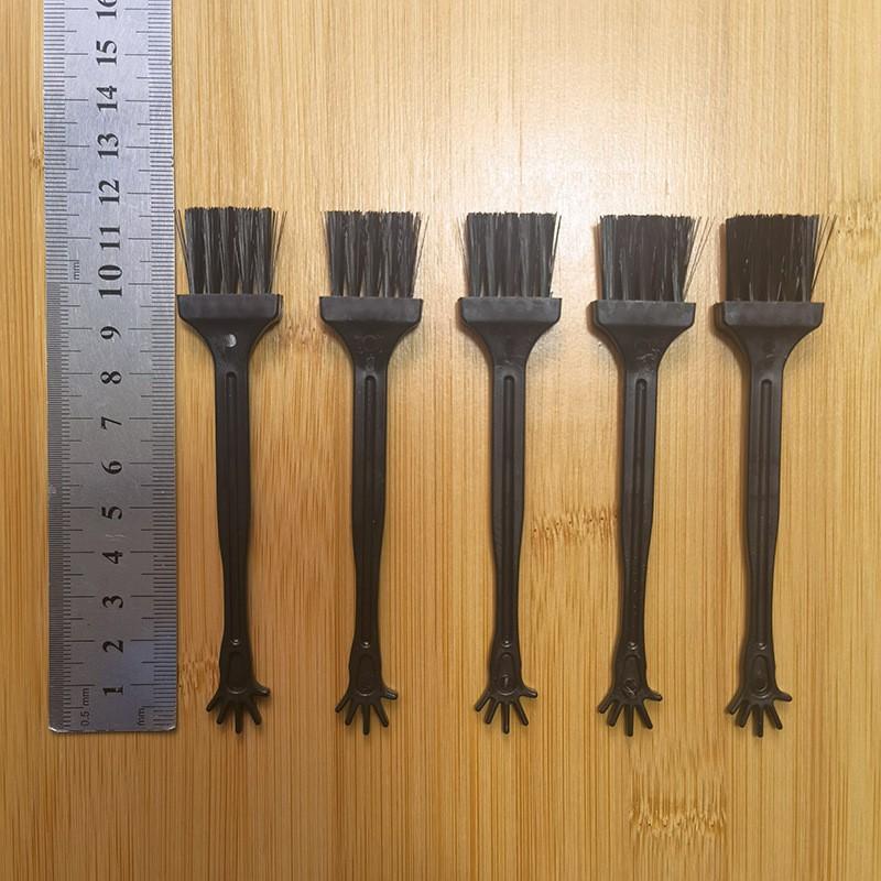 Mini Plastic Cleaning Brush Keyboard Electronics Dust Removal - Flat Five-Finger Design Blue Or Black