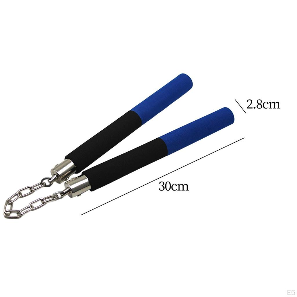 Pěnová polstrovaná hračka Nunchucks pro trénink bojových umění pro děti Karate Red