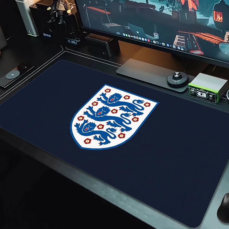 Engeland Voetbal Muismat Grote Gaming Tafelkussen Antislip Laptop Tablet Grote Muismat XXL Mat Mini PC Speelmat Met Vergrendelrand_XIA