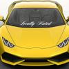 Locally Hated Car Front and Rear Windshield Sticker Reflective Auto Window Waterproof Decoration Vinyl Decals Universal