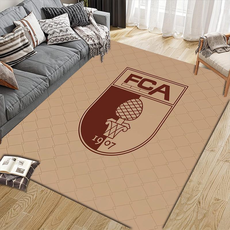 Deportivo La Coruna Flannel Pattern Square Carpet,Area Rug,Carpet Rug for Living Room Bedroom Sofa Playroom Decor,Non-slip Floor Mat