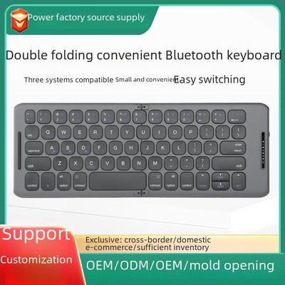 New Portable Wireless Bluetooth Folding Keyboard for Laptop & Mobile - Compact & Universal.