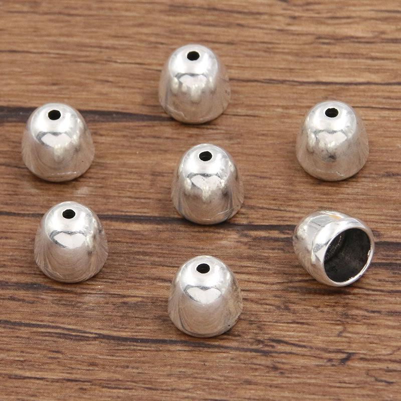 

Античні срібні роздільники-квіти: Багатостильовий, порожнистий дизайн для DIY браслетів та намист