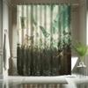 Zombie Rain Of Money Shower Curtain Set, Water-Resistant Polyester, Bathtub Partition, Fantasy Bathroom Decor, All Seasons