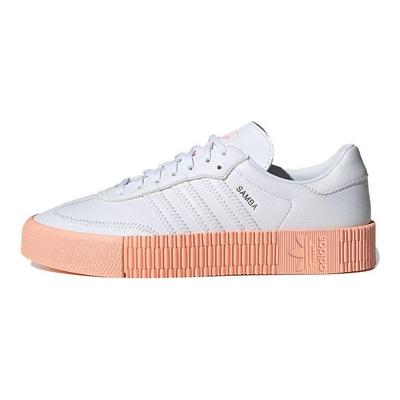 Sambarose Białe Różowe Damskie Sneakersy Cloud-White Srebrno-Metaliczne GZ8615