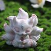 Creative Animal Sculpture Cute Garden Miniatures Figurine Desktop Ornament Little Statue  Office