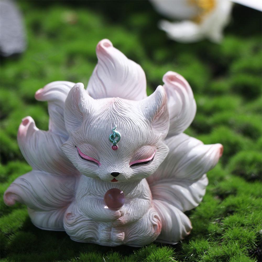 Creative Animal Sculpture Cute Garden Miniatures Figurine Desktop Ornament Little Statue  Office
