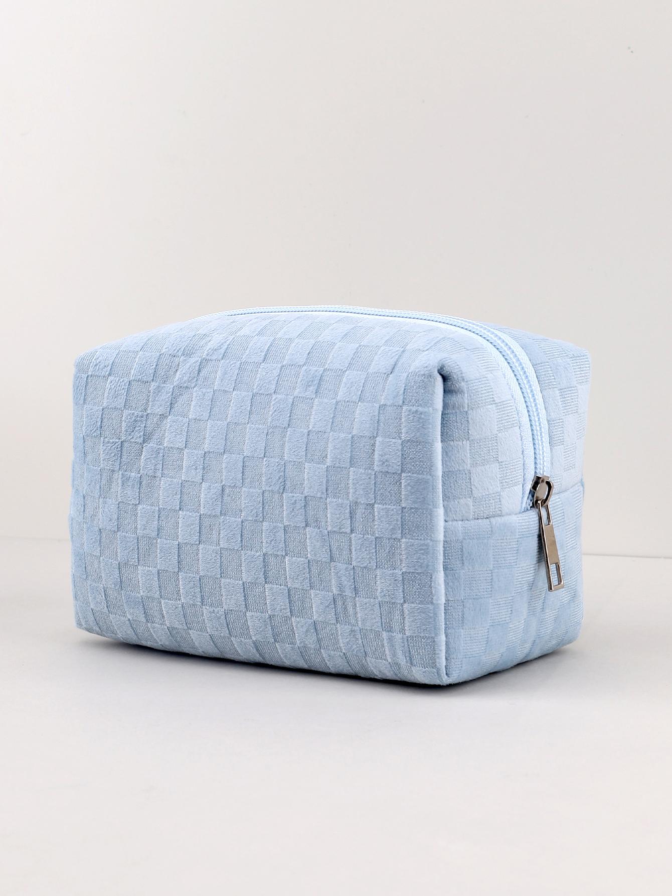 

Large Capacity Pencil Case Solid Color Soft Pencil Pouch Back To School Supplies Storage Pencil Bag Trousse Zipper Pencilcase небесно-голубой