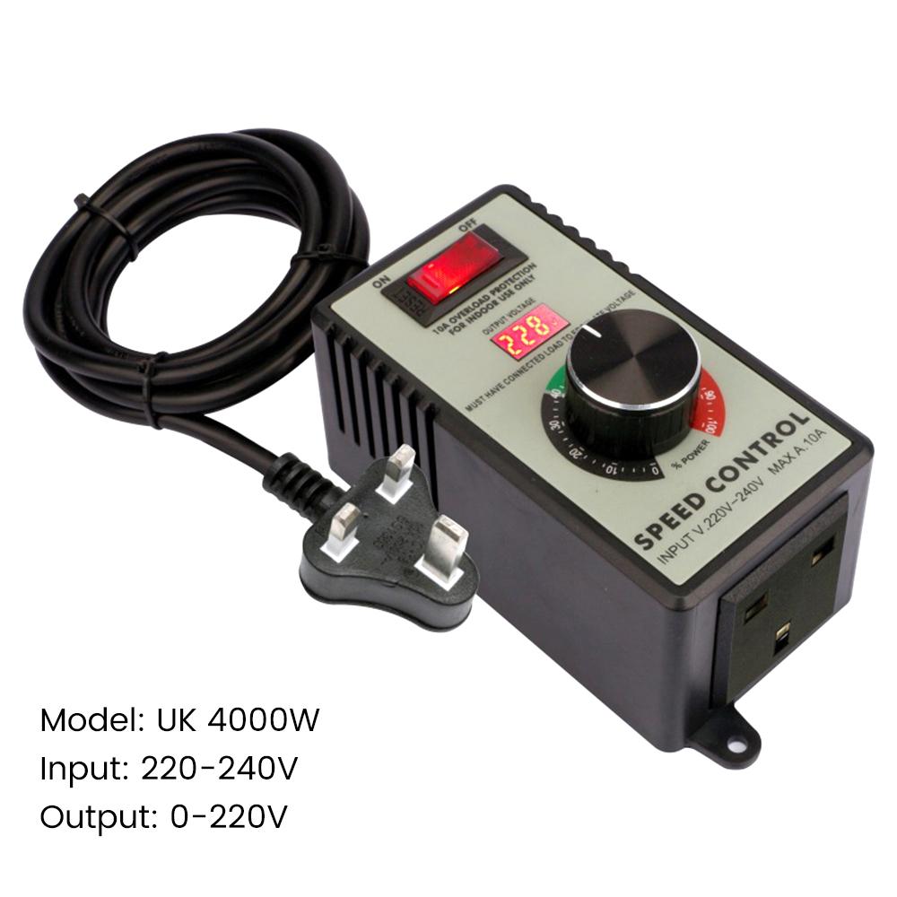 111V 111V 1111W Motor Speed Controller Switch Electric Router Angle Grinder Governor Voltage Regulator Switch Tool LED Display