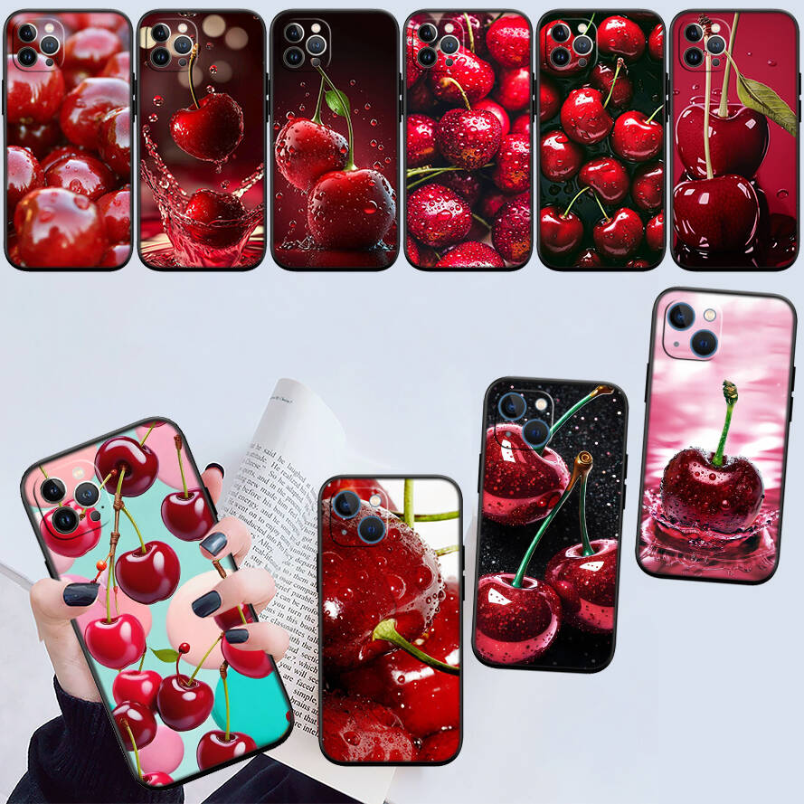 Cherry summer fruit Case for Samsung M55 M35 M15 A02 A05S A05 A06 A15 A12 A13 A10 A16 A20 A22 A24 A25 A30 A31 A32 A33 A35 A42 A50
