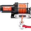 Electric Winch ATV UTV 3500 lb Synthetic Rope Waterproof Wired Control