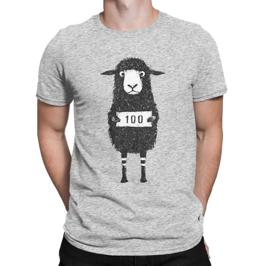 Casual Tshirt Summer Black Sheep Crew Trendy Cool T Shirts 100 Cotton Tee Shirt For Unisexs Awesome Custom Logo Short Sleeve Tops