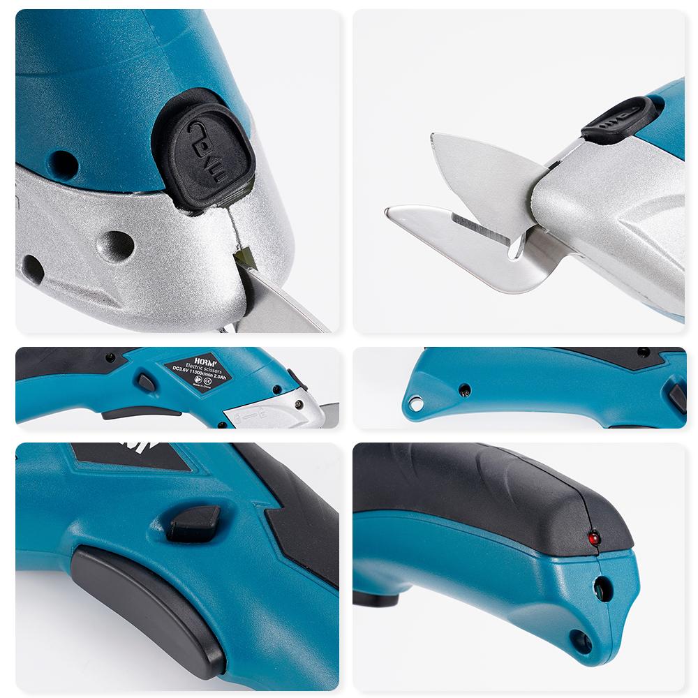 3.6V Cordless Electric Scissors USB Rechargeable Fabric Cutting Machine Scissor Cardboard Cutter For Leather Carboard Carpet