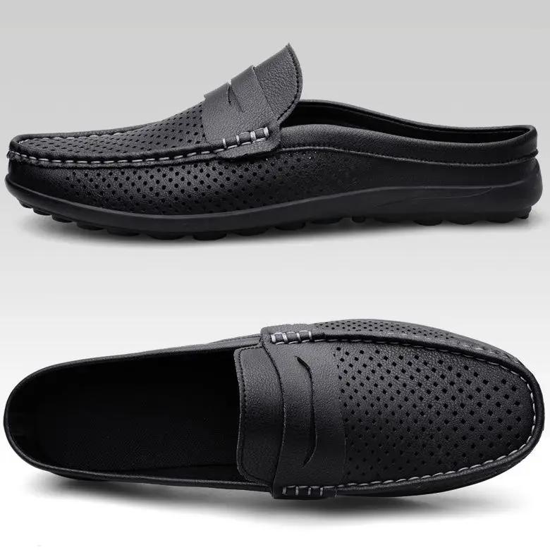 

Half Men s Shoe Soft Mules Slides Sabot Outdoor Trend 2025 Y2k Comfortable Fun Low Price High Quality Pvc Male Slipper 47