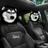 Exaggerated Car Pillowcase Cartoon Car Seat Headcover Car Headrest Covers  Automobile Interior