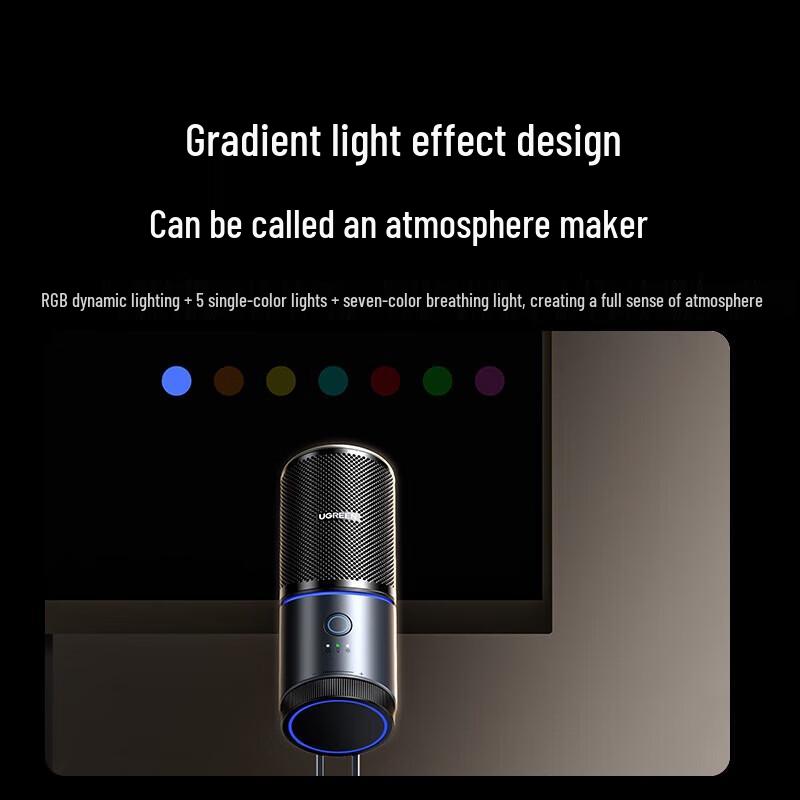 Ugreen USB Desktop Microphone with Boom Arm Stand