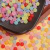Creative Acrylic DIY Frosting Beads Colorful Semi Transparent Color 80Pcs 6mm Round Crafts for Jewelry Making