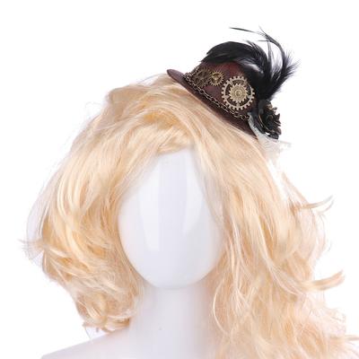 Music Festival Decorations, Carnival Festivals, Gothic Punk Style, Gear Shapes, Feather Mini Hats, Party Decoration Props