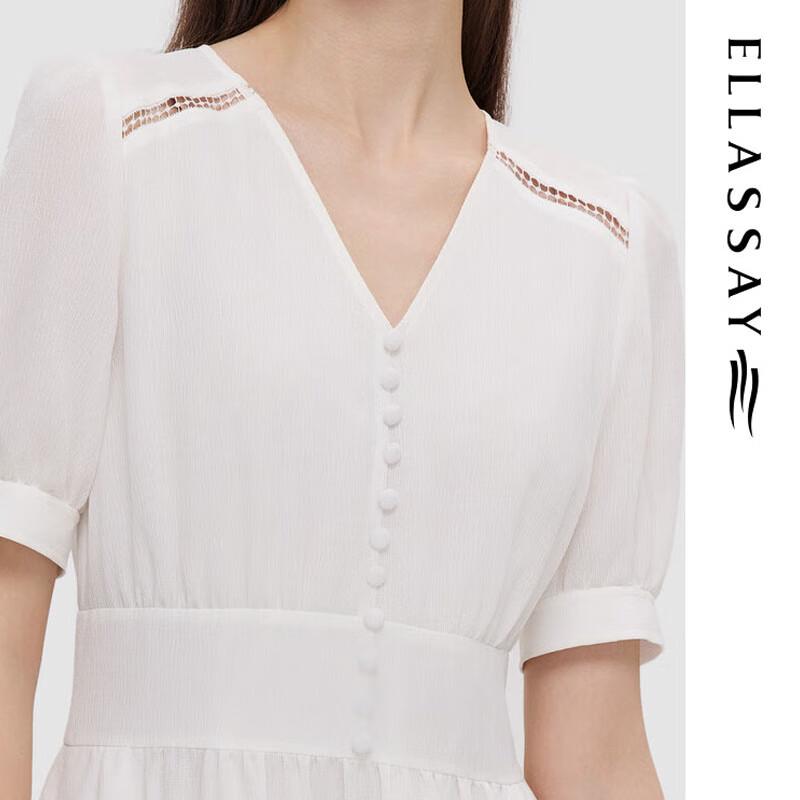 ELLASSAY French Gentle Short Sleeve Dress EWD352Y05000