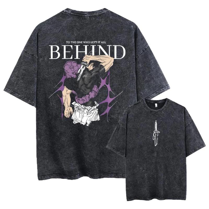 

Fushiguro Toji Printed Tee Аніме Джудзюцу Кайсен Одяг Чоловіки Жінки Літо Манга Футболки Випрана бавовняна футболка Harajuku Футболка M
