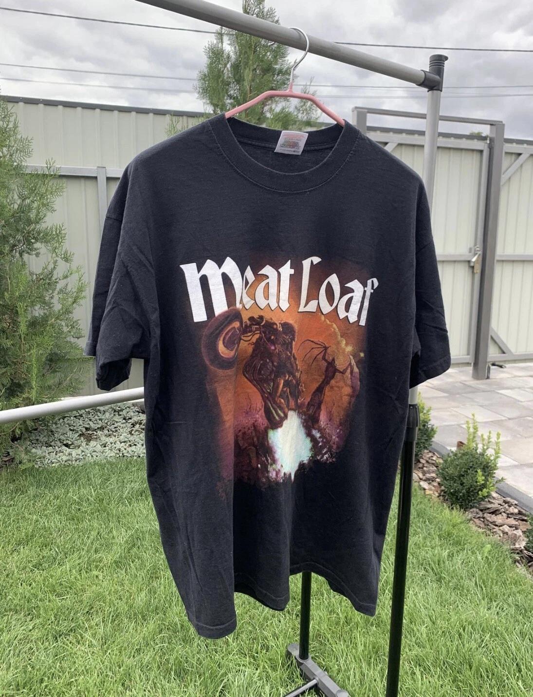 Vintage 2003 Meat Loaf Tour T Shirt Y2K S