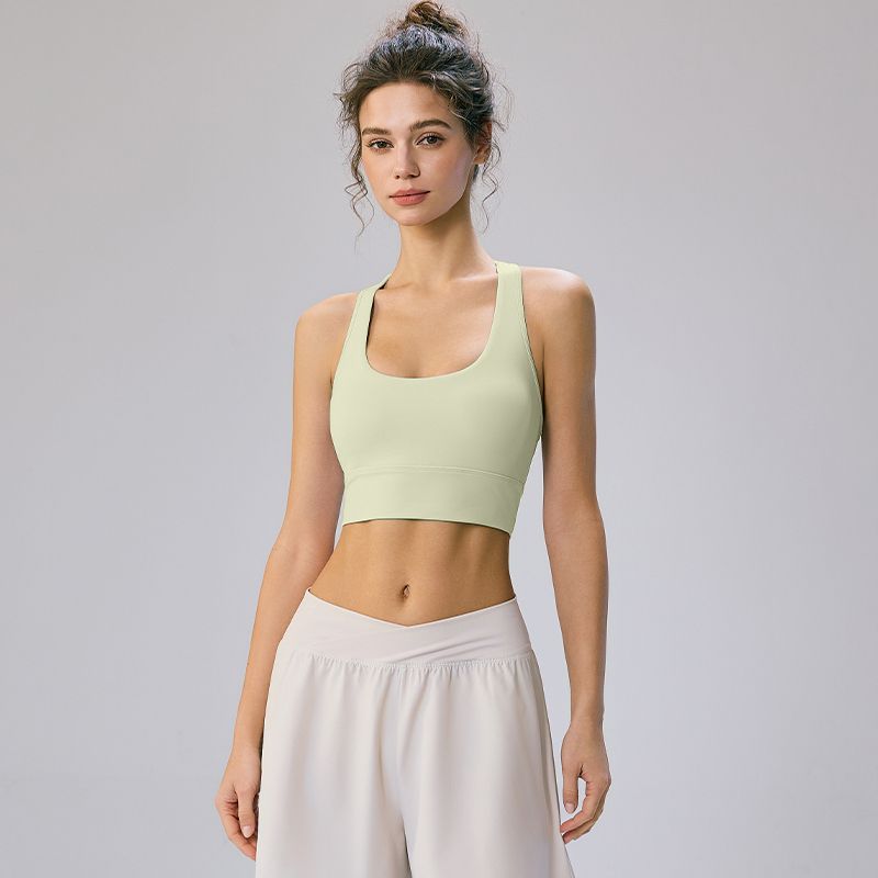 Mitaogirl Kendall Sports Tops Women's Beauty Back Underwear Running Bra I-Shaped Vest Fitness Yoga Wear Summer