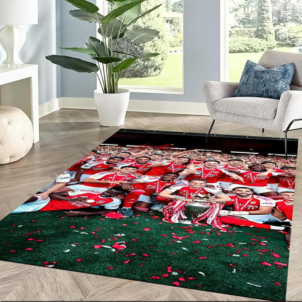 Arsenal Floor Rug Office Rug Design for Playrooms Bedrooms Foyer Decorate room Antislip Carpet Office home decor Perfect Gift for Friends & Family