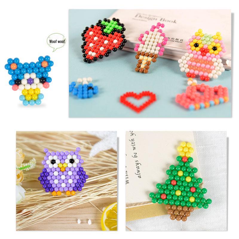 3D Water Mist Magic Beads DIY Kit: Child-Friendly, Water-Soluble Toy for Creative Projects