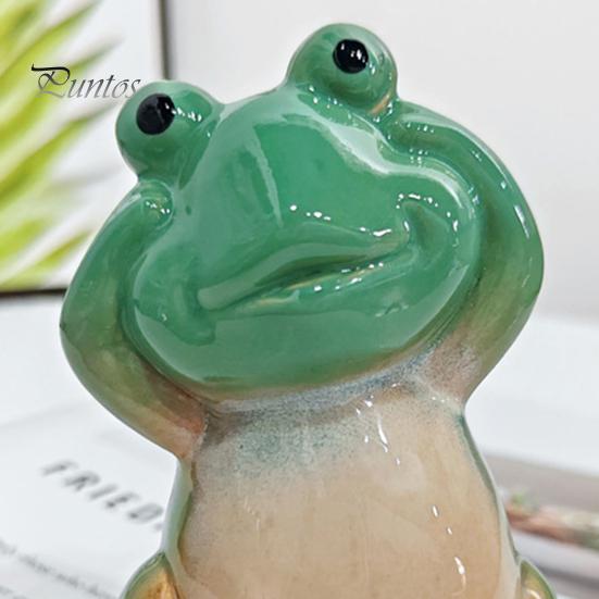1/2ks Cartoon Green Keramic Frog Kryty na záchodové šrouby Snadná instalace Dekor do koupelny se zvířecím motivem