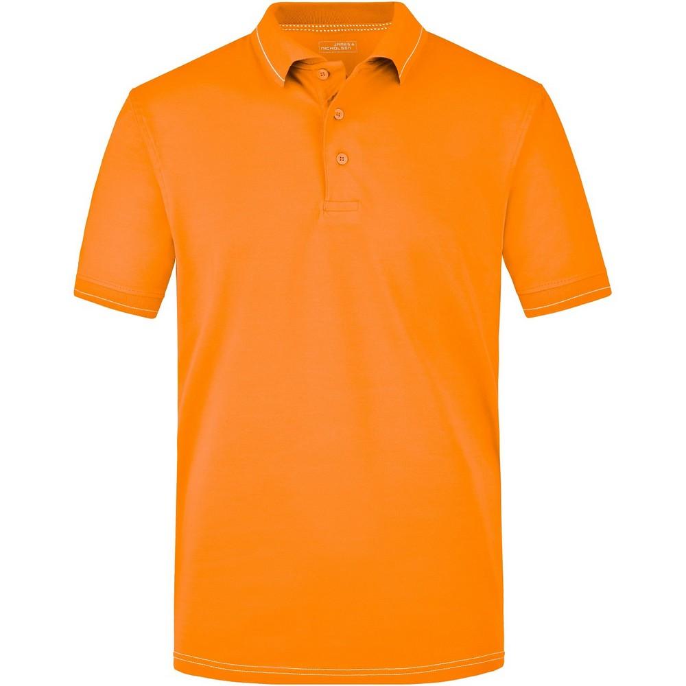 James and Nicholson Mens Elasticated Polo Shirt