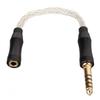 3.5mm to 4.4mm Headphone Adapter Cable Gold Plated 3.5mm Stereo Female to 4.4mm Balanced Male Upgrade Cable