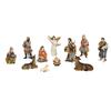11 Stück/Set 10cm Christi Geburt Jesu Schmuck Geschenke Krippe Bastelarbeiten Harz Weihnachts Krippe Dekoration Katholische Figuren