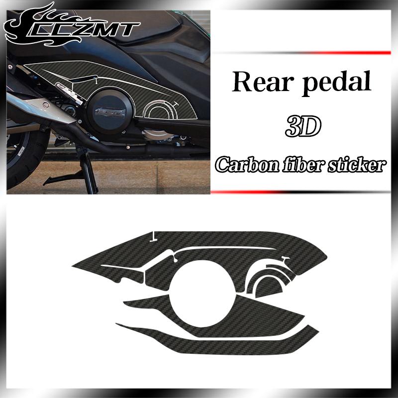 Voor KYMCO AK550 3D 2021 beschermfolie modificatie koolstofvezel printstickers hele auto print waterdicht en krasbestendig