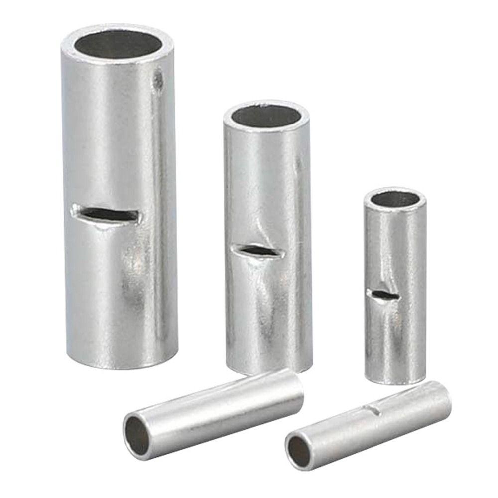 Non-Insulated Butt Non-Insulated Wire Connector Tinned Crimp Terminal New Wire Connector  Wire