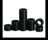 M5 Black Washer Hollow Pass-Through ABS Gasket Spacer, PC Board Isolation, Round Hole Sleeve Insulation Support Post.