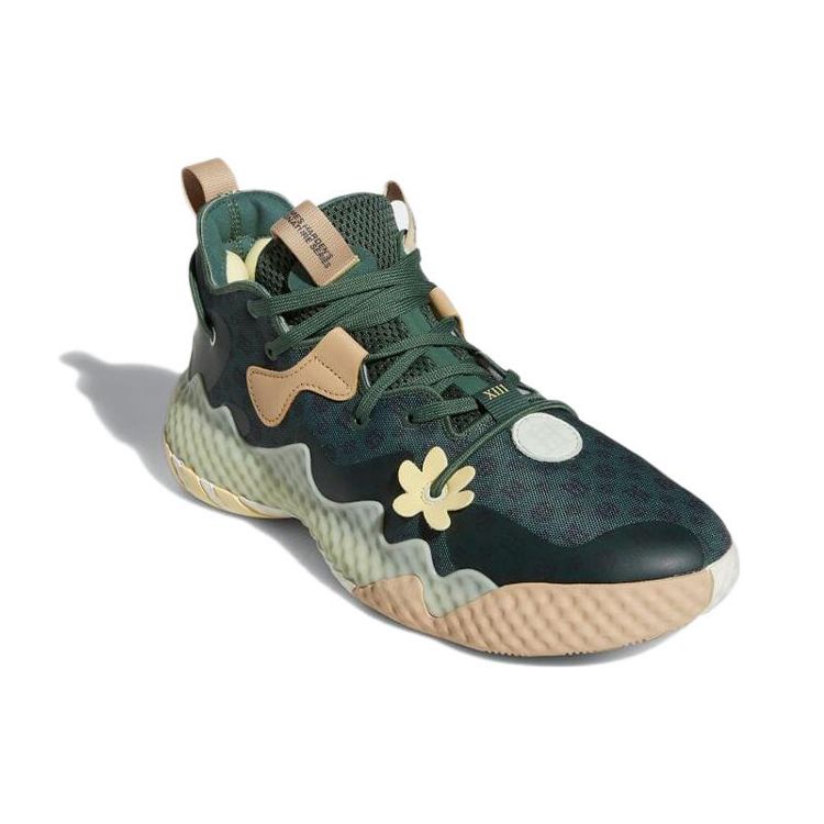 adidas Indurire vol. 6 Monogramma Ossido Verde Sneakers da Uomo Quasi Giallo Lino-Verde GW9032