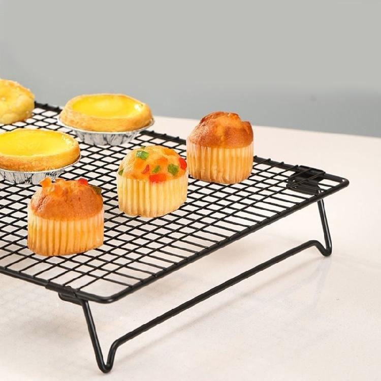 Einlagige Backblech Hohe Kapazität Kühlregal für Kuchen Gebäck Brot Kuchen Kekse Platzsparend Grillregal