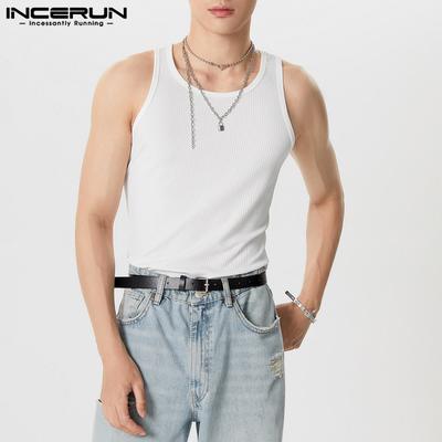 Summer Men Sleeveless Casual Sport Undershirts Tank Tops