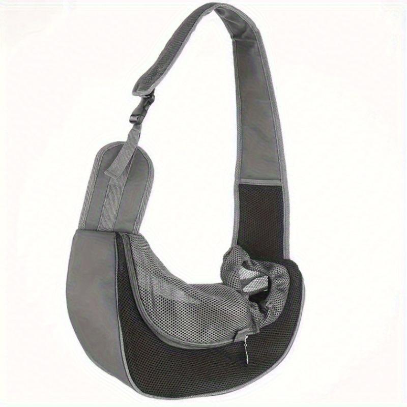 

Pet Shoulder Bag, and Dog Luggage Bag, Portable Mesh Breathable Crossbody Bag, Suitable Travel and Walking, Pet Chest Small Backpack, Suitable Cats S