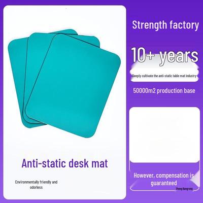 Anti-static Green PVC Rubber Laboratory Table Mat - Odorless Workbench Mat