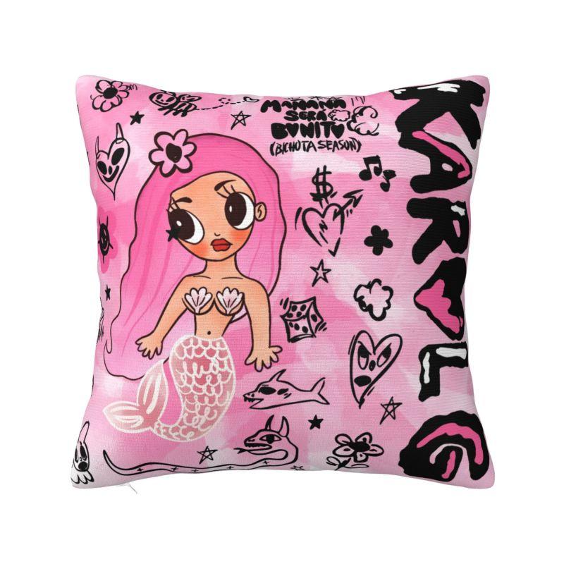 Reggaeton Music Karol G Manana Sera Bonito Throw Pillow Case Bedroom Cushions Cover For Sofa Chair Square Polyester Pillowcase