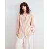Demana Women's Sweet Puff Sleeve Linen Blend Blouse