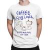 Vintage Coffee Club Lover Tshirts Unisex Unisex Crewneck Pure Cotton T Shirt Short Sleeve Tees Birthday Gift Clothing