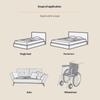 Protetor de Cama Lavável para Incontinência de Adultos Impermeável Reutilizável Protetor de Colchão Espessado Super Absorvente Camada Respirável de Algodão Ecológico Cuidados com Idosos