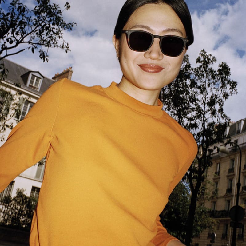 

IZIPIZI Trapeze Sunglasses #E Basic Color (Optional) Havana