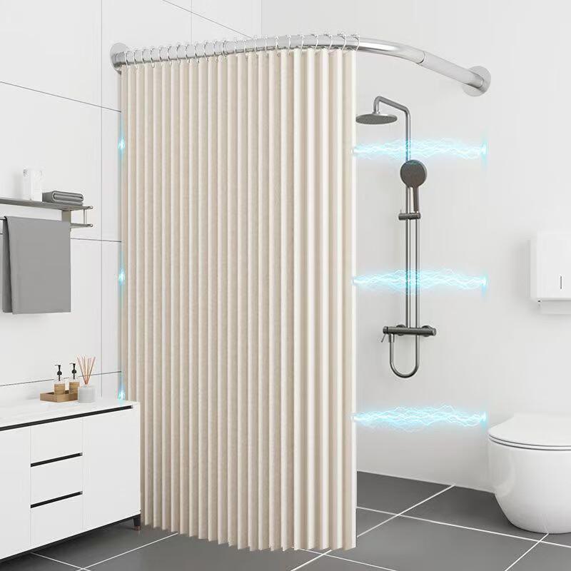 Складная магнитная душевая занавеска Handun