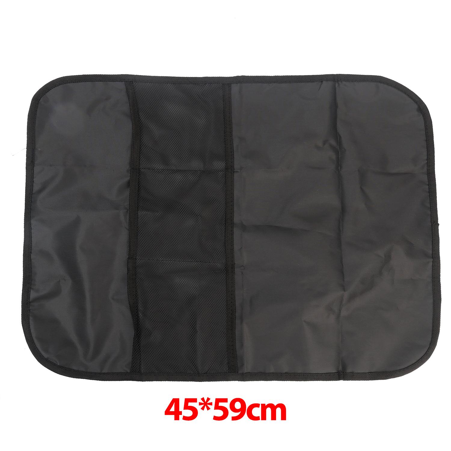 

Car Back Seat Cover for Kids with 3 Pocket Storage Organizer Waterproof Kick Mats Backseat Protector Seat Back Kick Protector